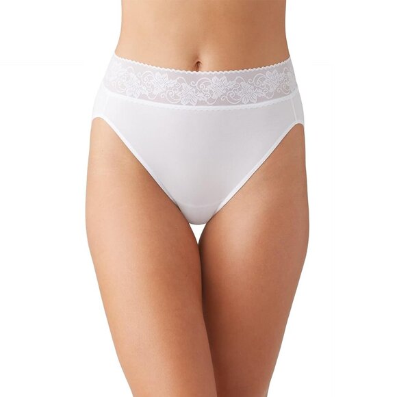 Wacoal Comfort Touch Hi-Cut Brief Panties Lot of 6 White Sand Size 2XL Brand New - Picture 2 of 9